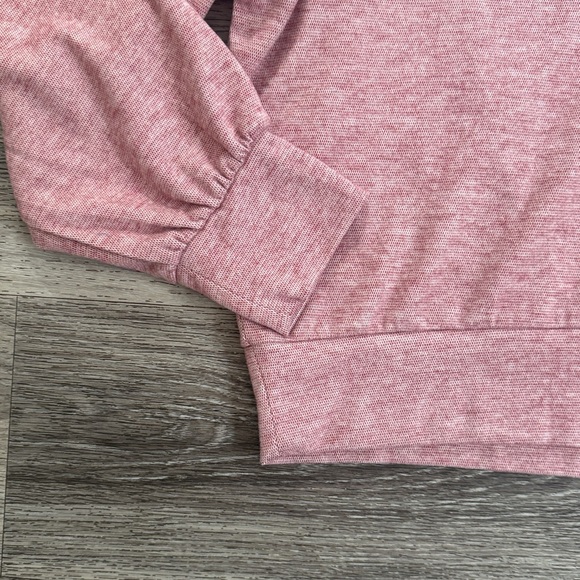 Evereve Women's Rose Sweatshirt Kylar Puff Sleeve Sweater - Picture 7 of 8